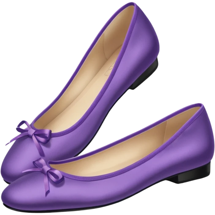 purple ballet flats emoji