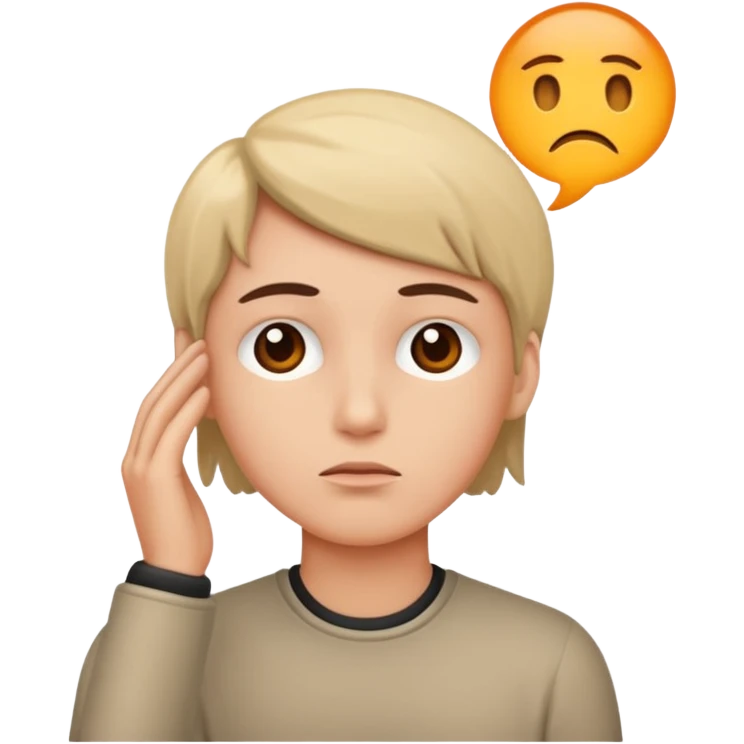 Think emoji