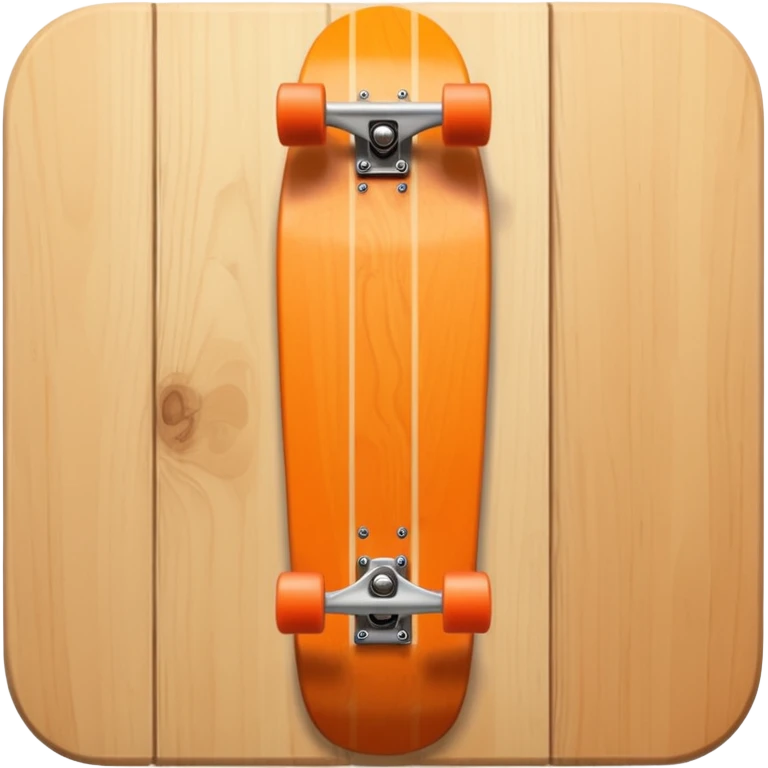 orange skateboard vertical emoji
