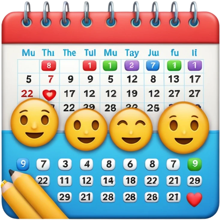 an emoji to represent a support team week rota emoji