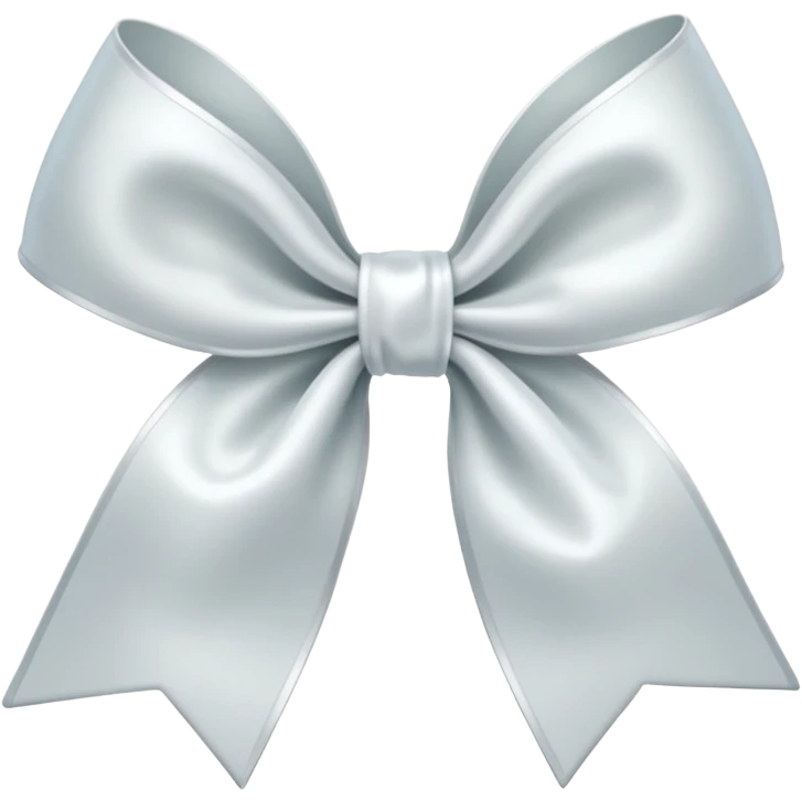  💌💌white satin bow emoji