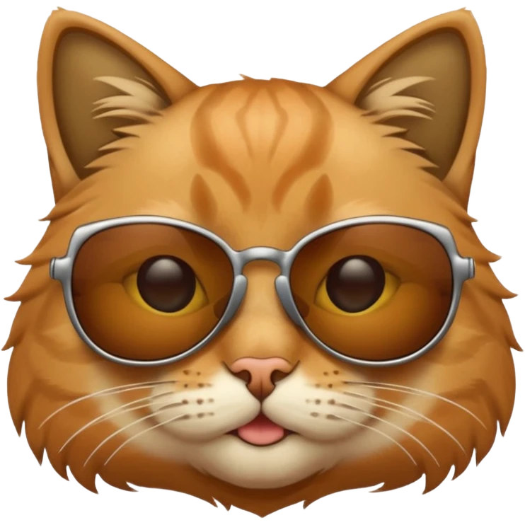 Cat wearing sunglasses emoji