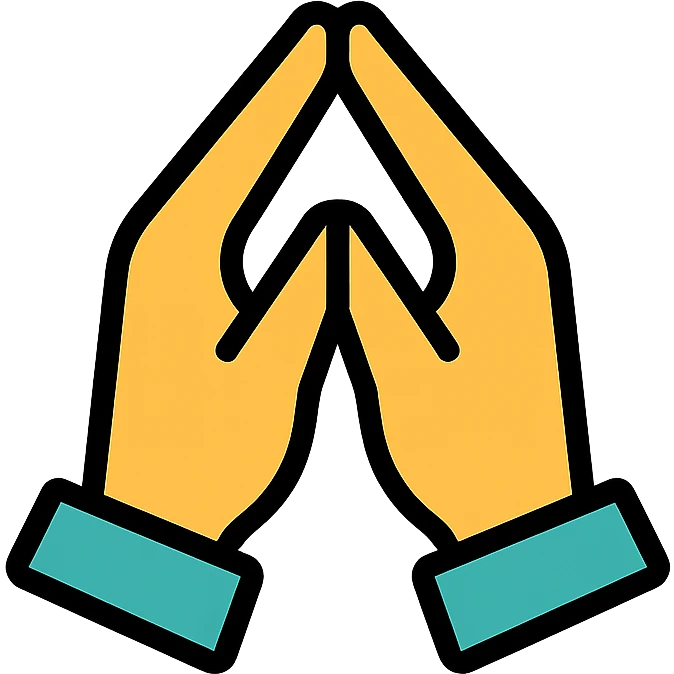 yoni mudra hand gesture icon emoji