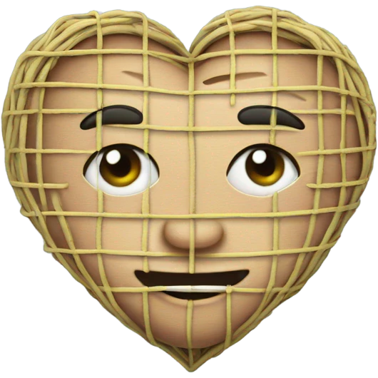 Florida Lee inside of a heart with Bob wire wrapped around it emoji