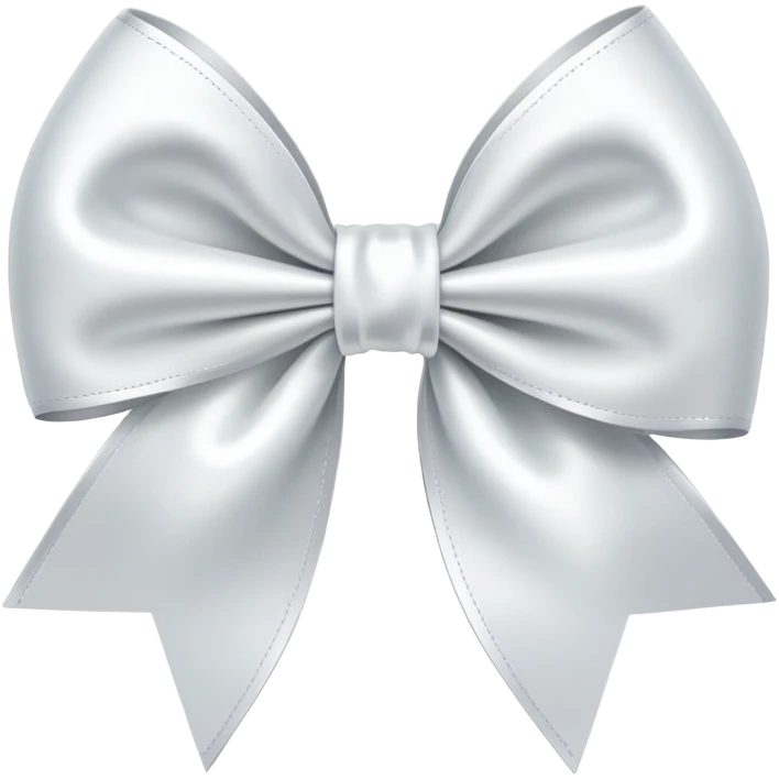 White bow emoji