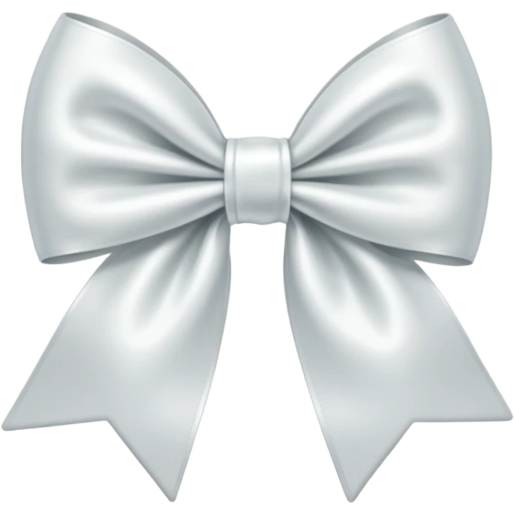 Un noeud blanc emoji