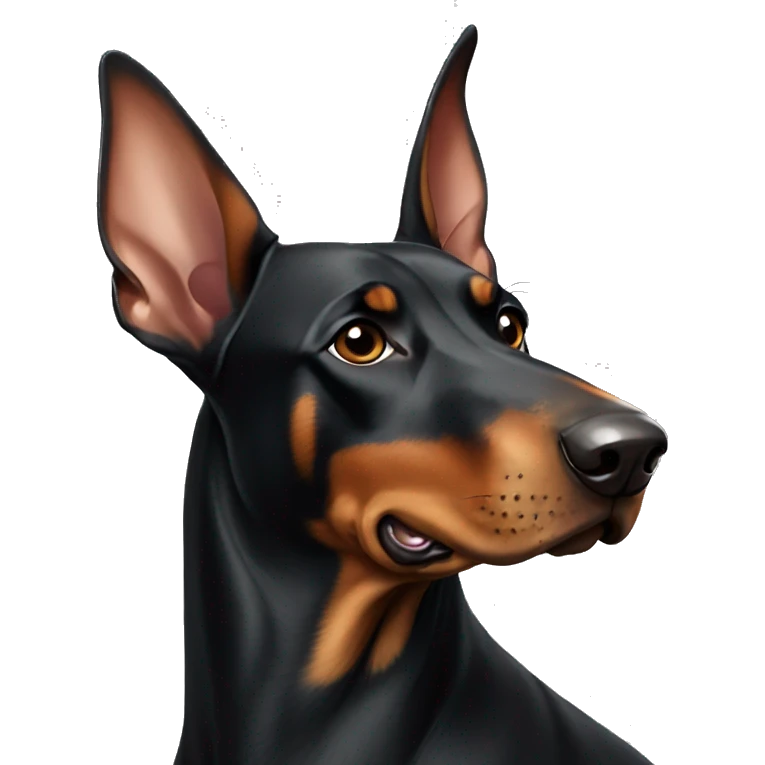 Two different Doberman  emoji