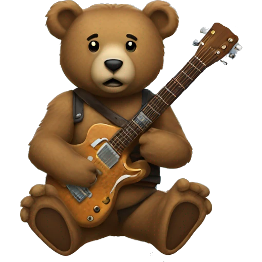 Greatful dead bear emoji