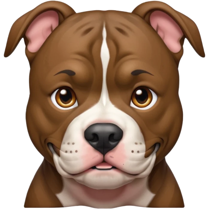 brindle pitbull emoji emoji