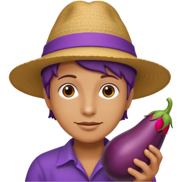 Eggplant in butt emoji