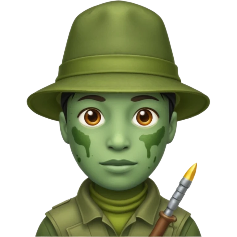 Swamp solder face emoji