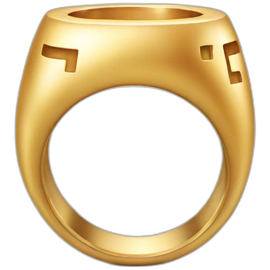ring with a t letter emoji