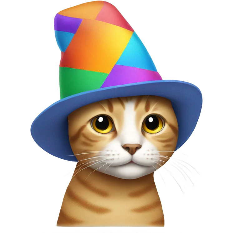 Cat with hat emoji