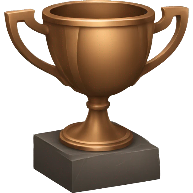 bronze trophy emoji