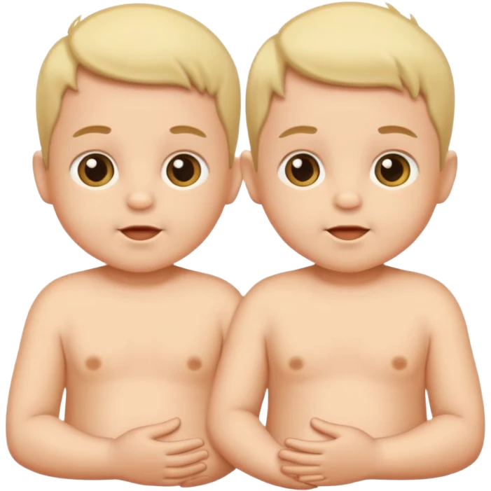 Twin baby boys emoji