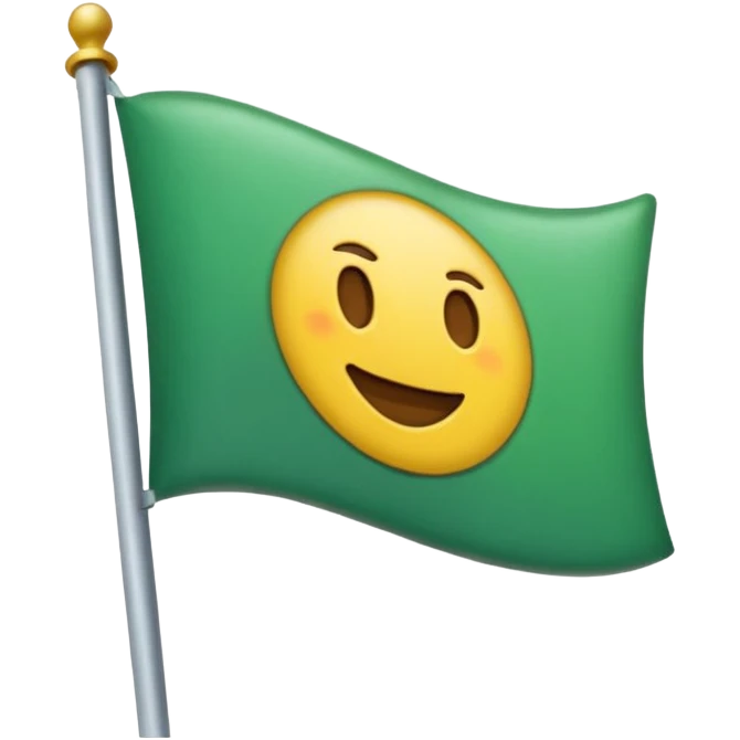 Эмодзи с изображением футбольного углового флажка emoji