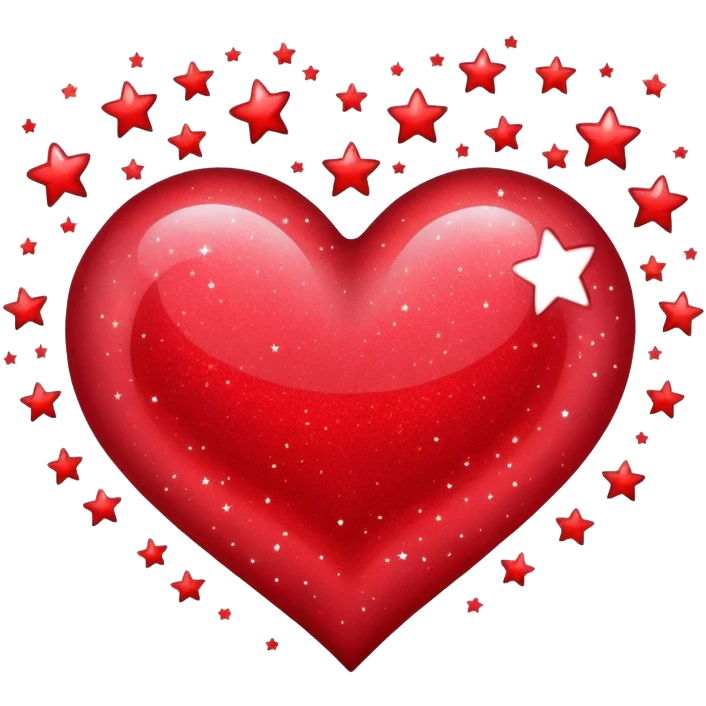heart with stars emoji