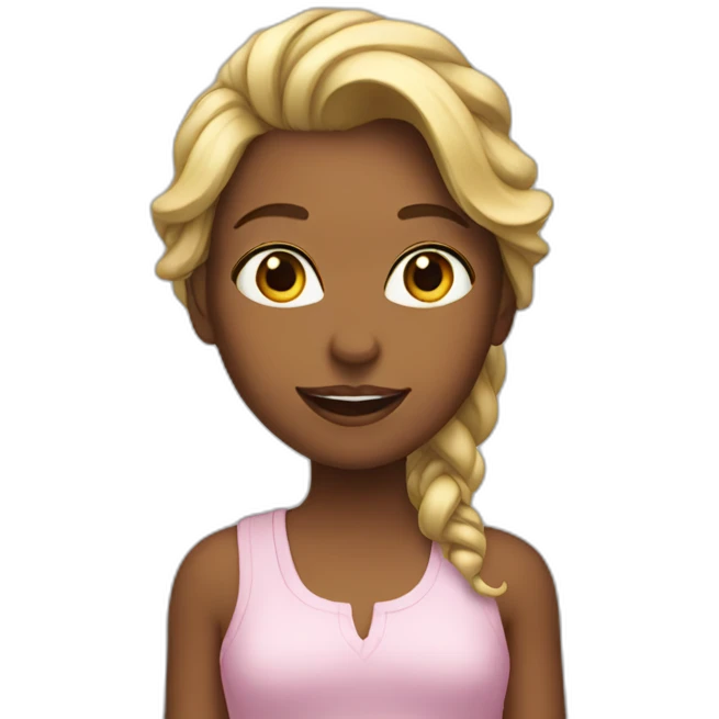 girl in reg singer emoji