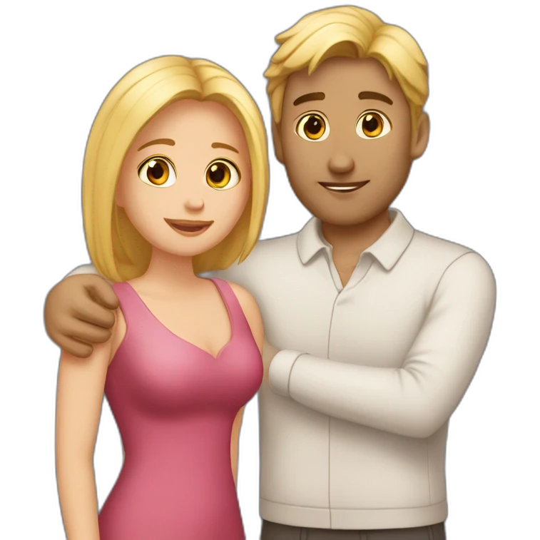 des amoureux emoji