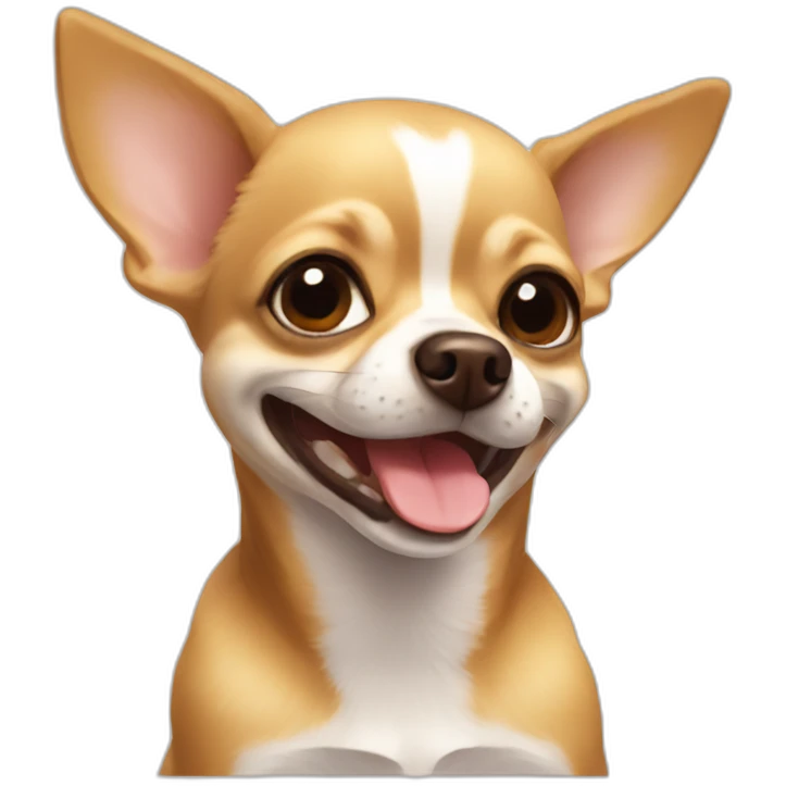 Chihuahua smile emoji
