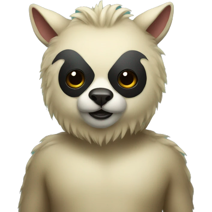 cute masked animal critter emoji