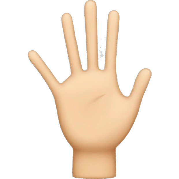 MANO SEÑALANDO emoji