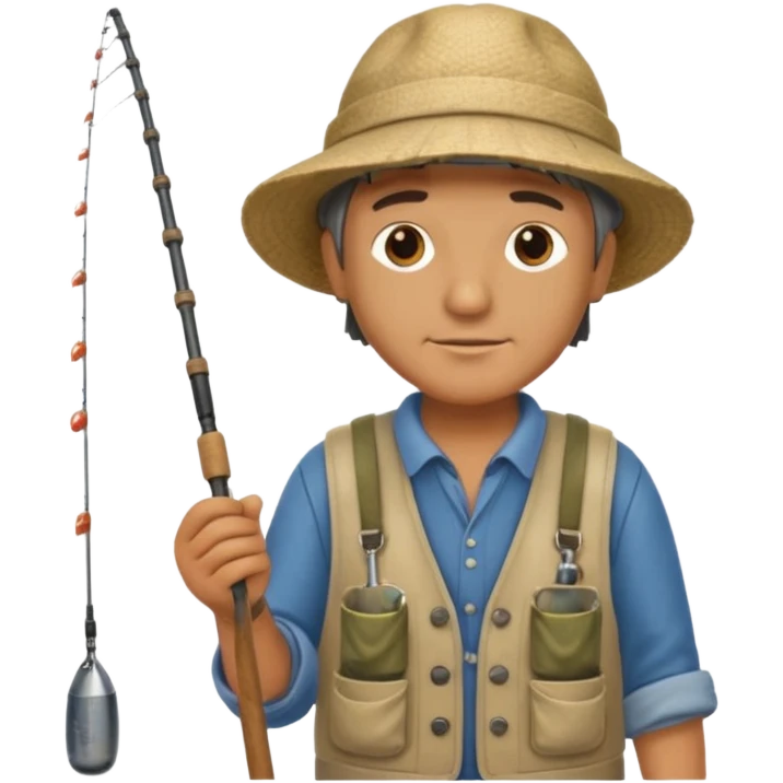 Fisher man  emoji