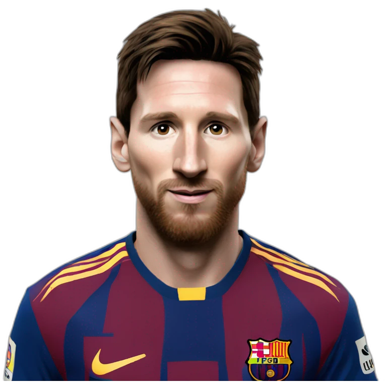 messi with ballon d'or emoji