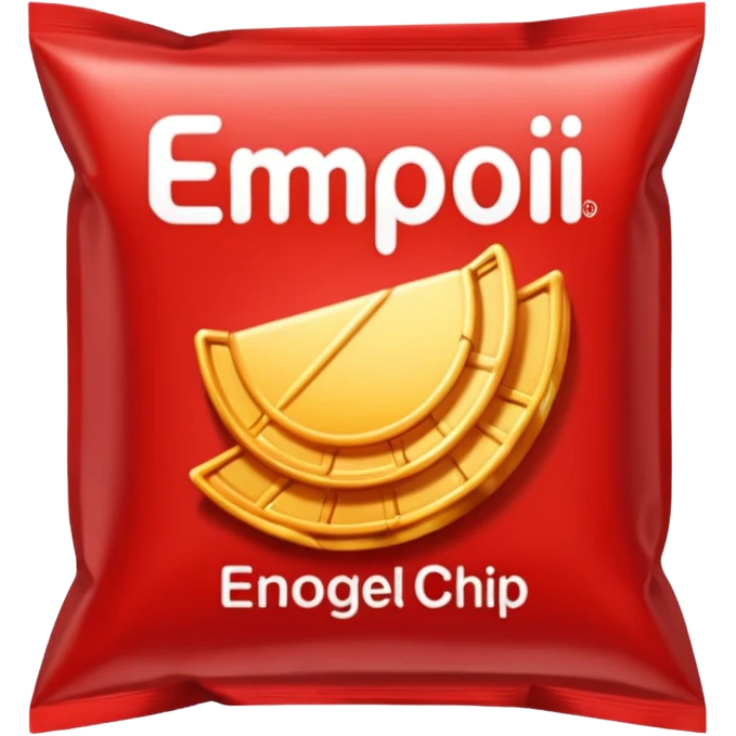 red pacaged chip without writing emoji