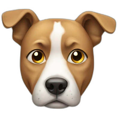 stoned dog with mulitple emotions emoji