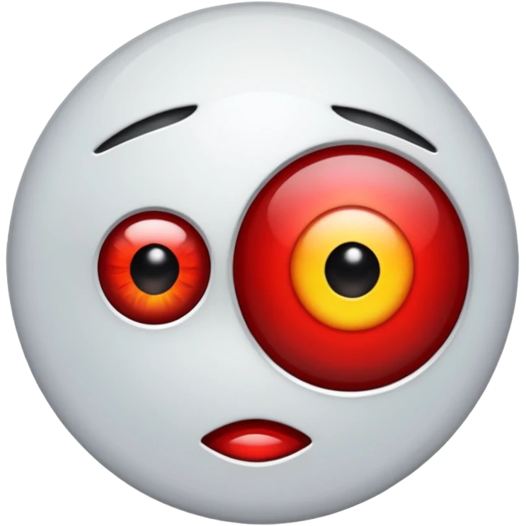 Red eye emoji emoji