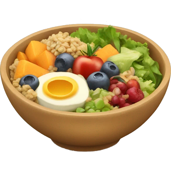 Healthy bowl emoji
