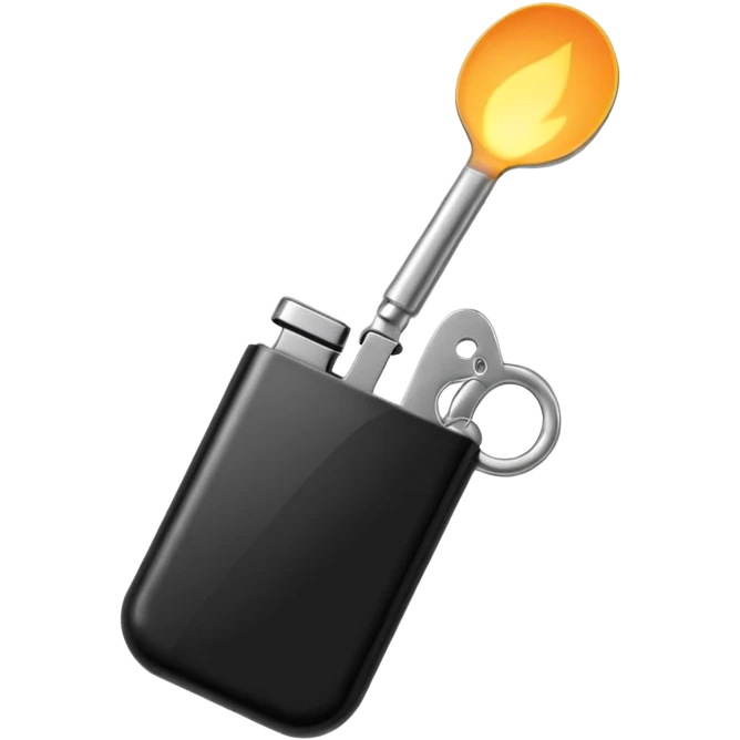 spoon and lighter emoji