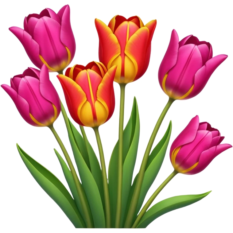 Aesthetic tulips emoji