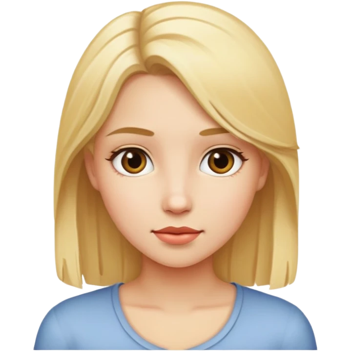 Girl with blond Haití emoji