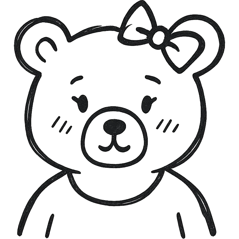 female bear emoji