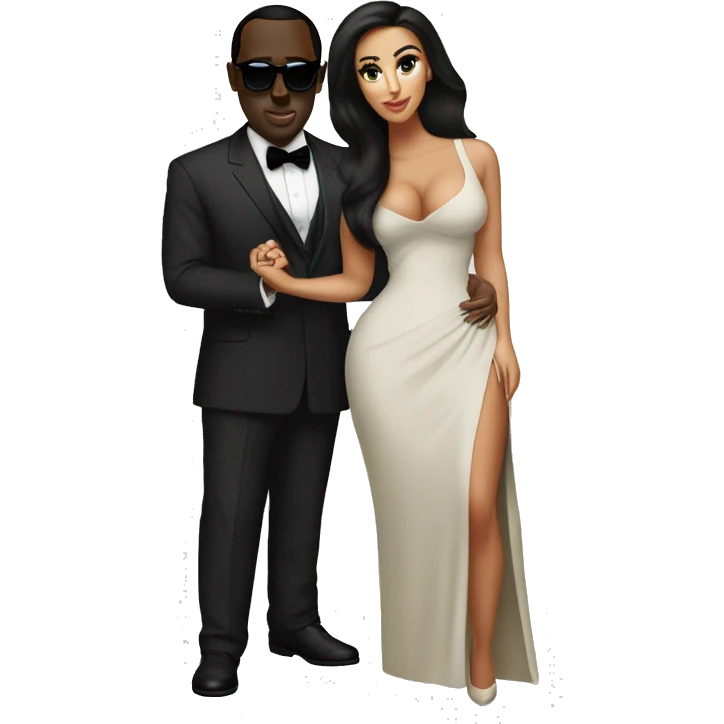 kim kardashin with pdiddy emoji