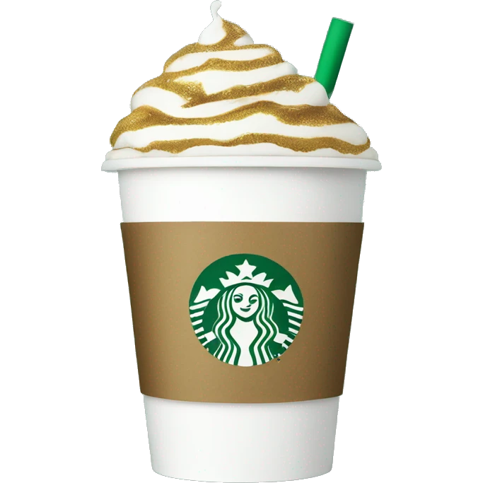 New year Starbucks coffee emoji