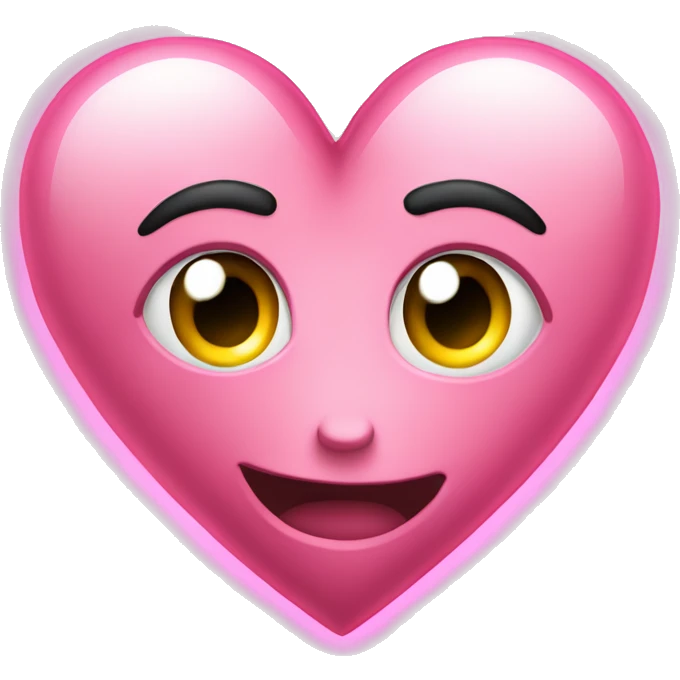 Corazón roto rosa con luces emoji