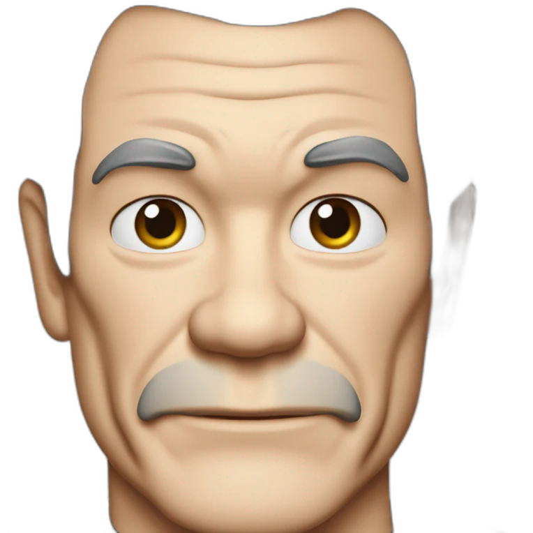 actor tommy lee jones cartoon wearing shirt emoji
