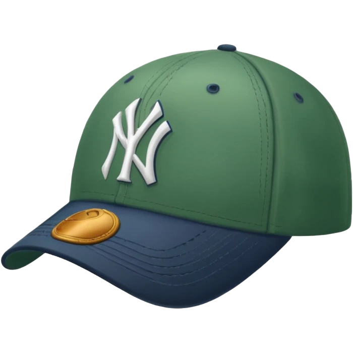 new york Yankee green cap emoji