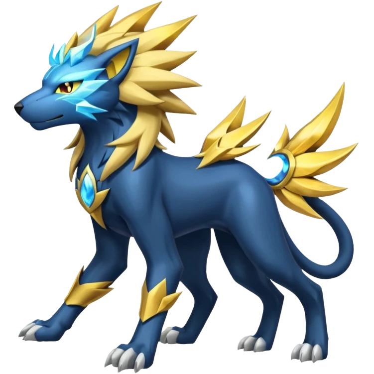 Luxray-Manectric-Solgaleo-fusion emoji