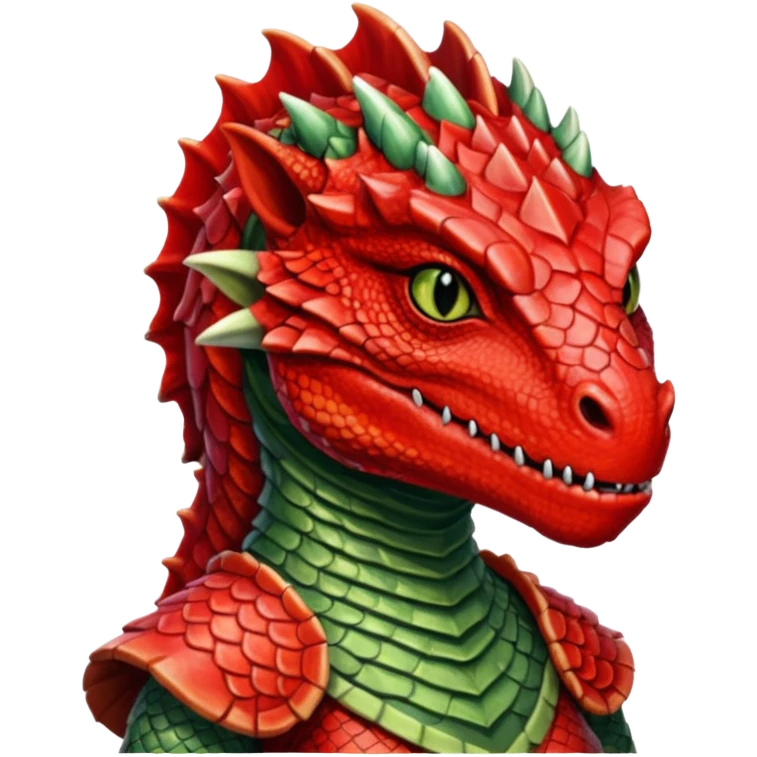 ESO red female half Argonian  emoji