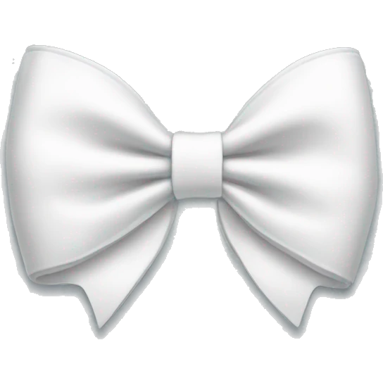 White bow emoji