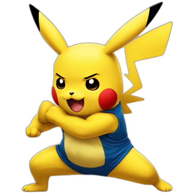 Pikachu boxing   emoji