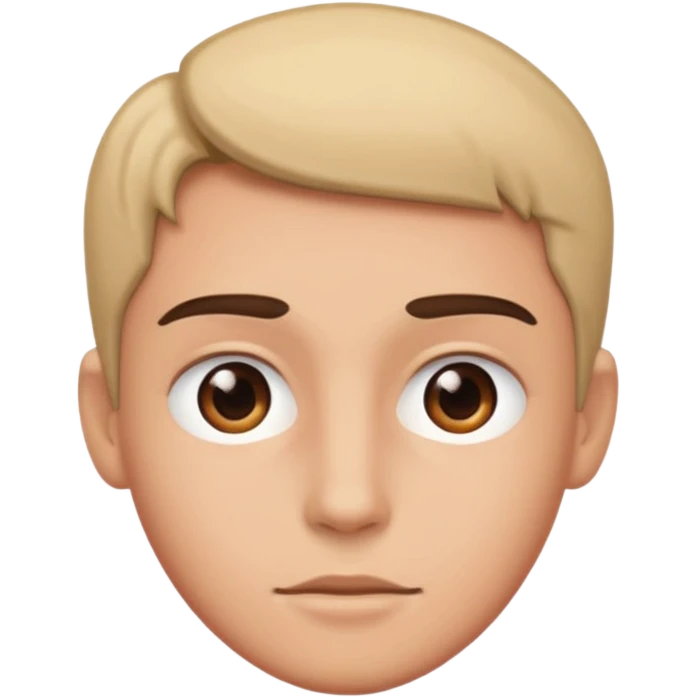 Zoomed in face emoji