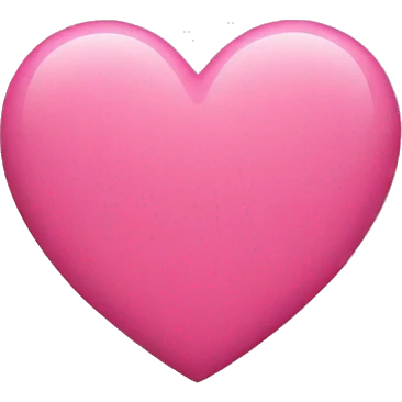 Pink heart  emoji