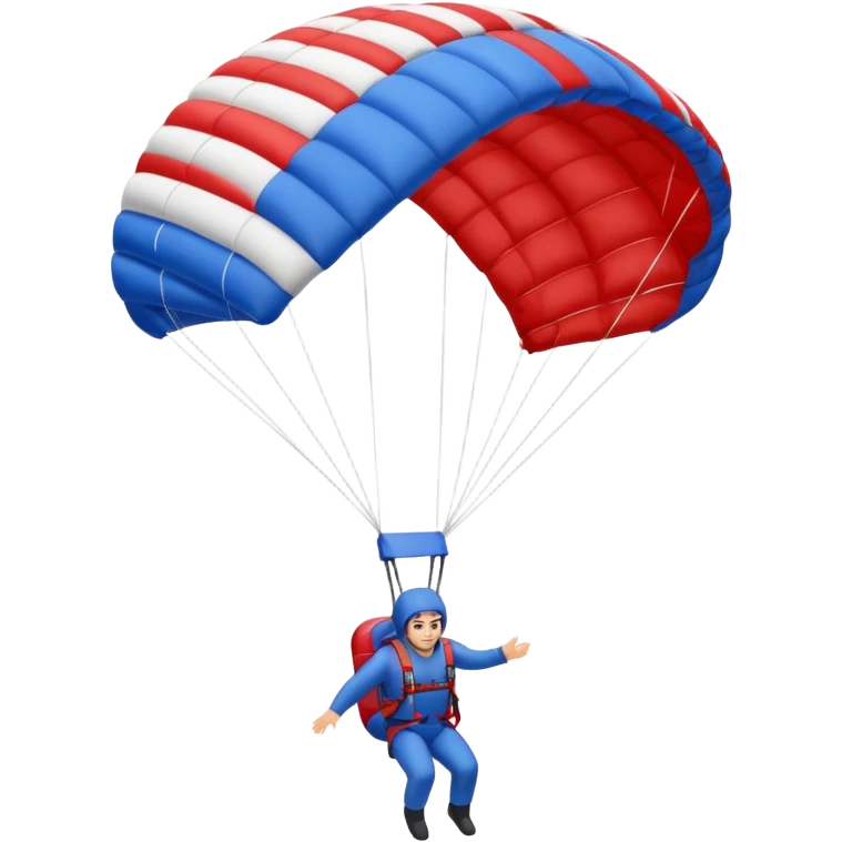parachute landing emoji