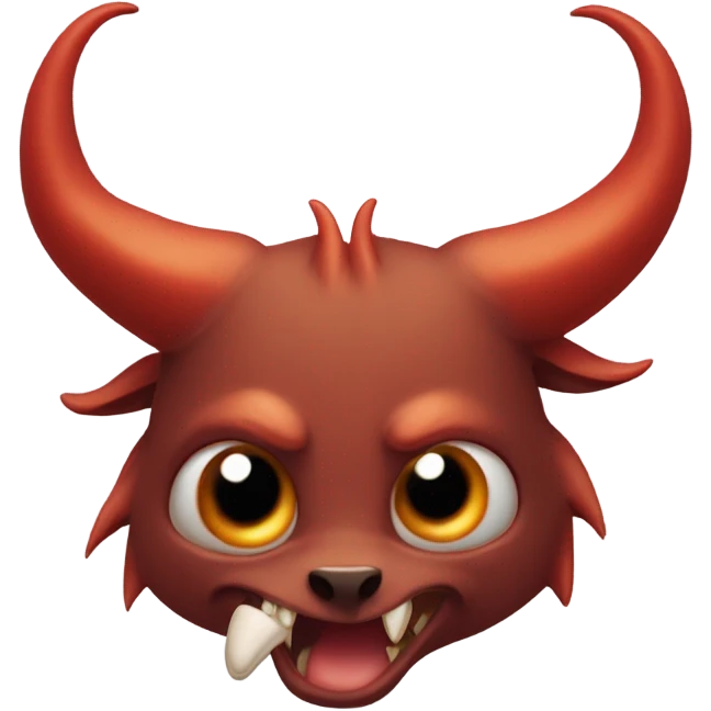 anxious devil emoji
