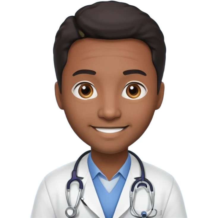 doktor zenci emoji